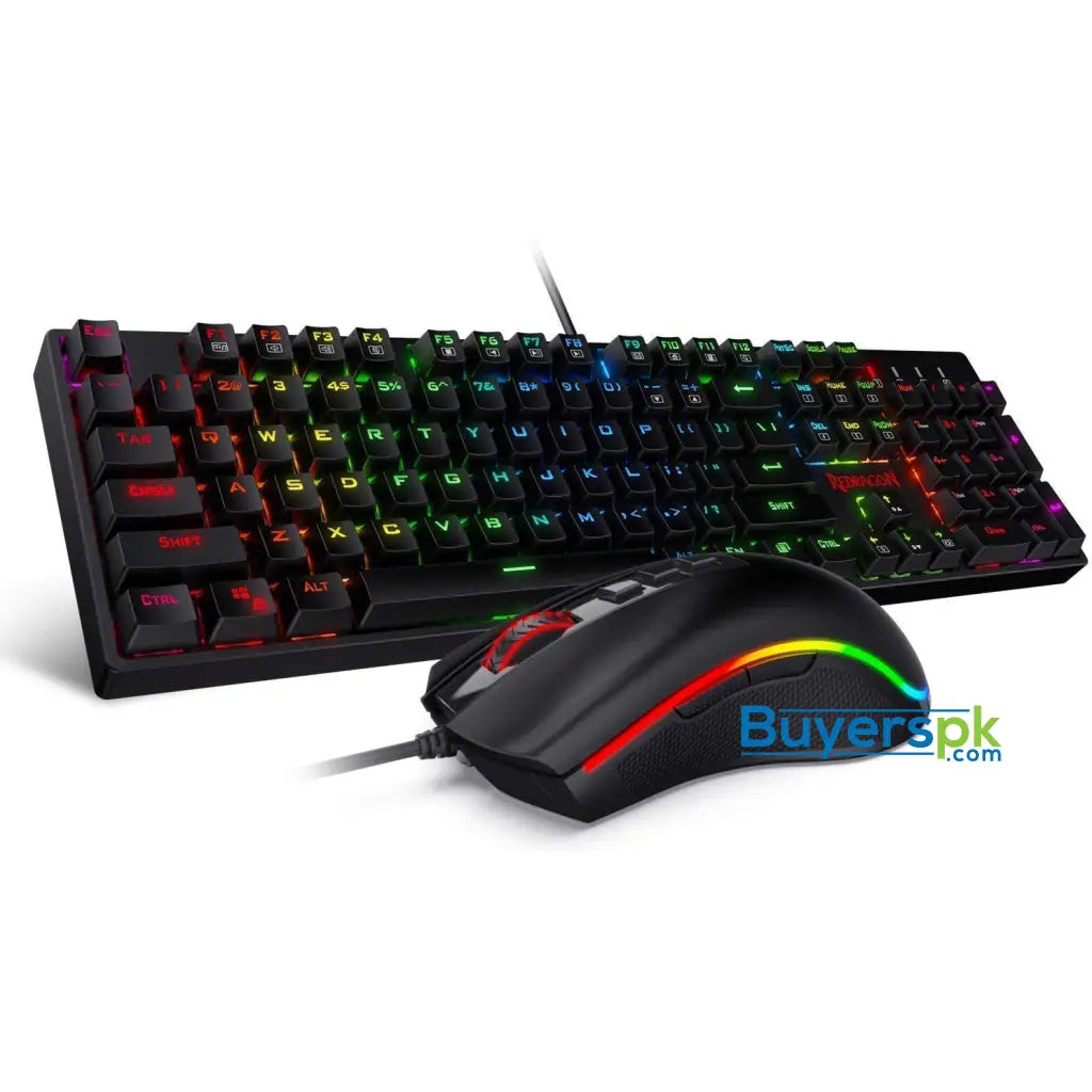 Redragon K582-ba Wired Mechanical Gaming Keyboard & M711 Cobra Mouse Combo - Price in Pakistan Redragon K582-ba Wired Mechanical Gaming Keyboard & M711 Cobra Mouse Combo - Price in Pakistan